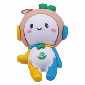Custom PVC Chick Hood Keychain
