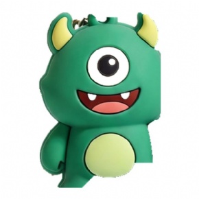 Custom PVC One-Eyed Monster Keychain